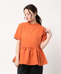 KOBE LETTUCE | 【ハイネック・バルーン袖・フレア袖】選べる3タイプウォッシャブルTブラウス(シャツ/ブラウス)