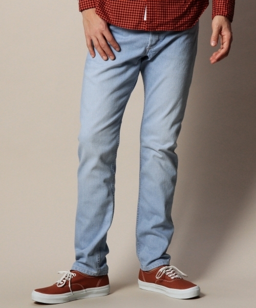 BEAUTY&YOUTH UNITED ARROWS（ビューティーアンドユースユナイテッドアローズ）の「BY シェービング ストレッチデニム 5P-スキニー ◆（デニムパンツ・メンズ・ブラック/コバルトブルー・28inch/34inch/30inch/32inch）」の9枚目の写真