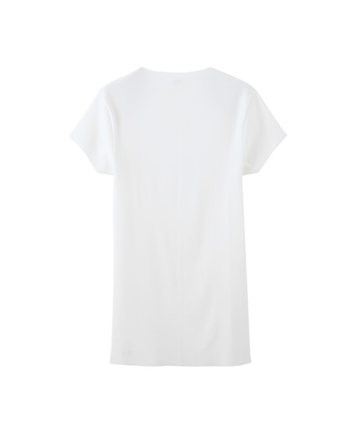 YG（ワイジー）の「【YG】CUT OFF  脇パッド付き　VネックTシャツ（吸汗速乾・抗菌防臭）（インナーウェア/肌着・メンズ・ライトベージュ/ホワイト/オレンジ/ライトグレー・LARGE/MEDIUM/X-LARGE）」の10枚目の写真