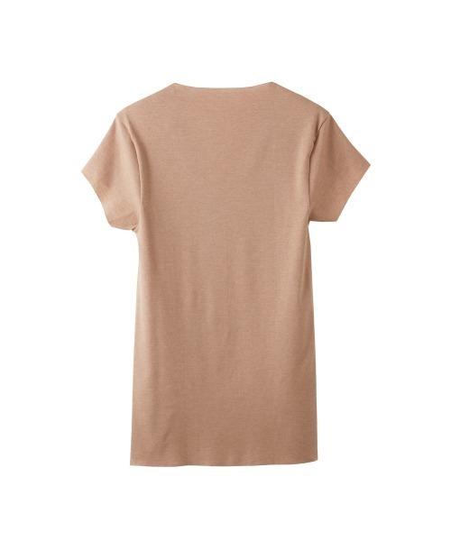 YG（ワイジー）の「【YG】CUT OFF  脇パッド付き　VネックTシャツ（吸汗速乾・抗菌防臭）（インナーウェア/肌着・メンズ・ライトベージュ/ホワイト/オレンジ/ライトグレー・LARGE/MEDIUM/X-LARGE）」の15枚目の写真