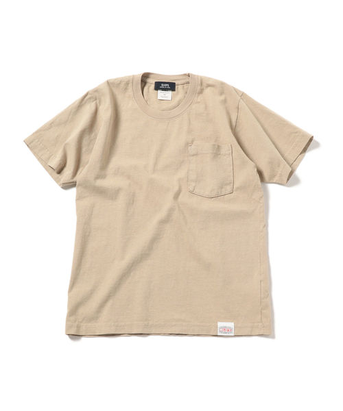 SHIPS(シップス)の「SHIPS×CORNERWEAR: アメリカ製 ポケット Tシャツ(Tシャツ/カットソー・メンズ・ホワイト/ブラック/ベージュ系その他/ライトブルー・MEDIUM/SMALL/X-SMALL/LARGE)」の4枚目の写真