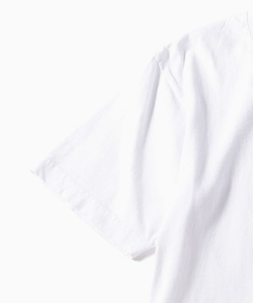 SHIPS(シップス)の「SHIPS×CORNERWEAR: アメリカ製 ポケット Tシャツ(Tシャツ/カットソー・メンズ・ホワイト/ブラック/ベージュ系その他/ライトブルー・MEDIUM/SMALL/X-SMALL/LARGE)」の15枚目の写真