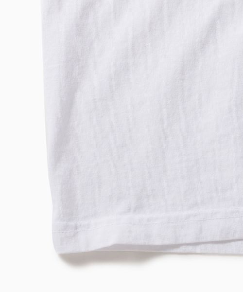SHIPS(シップス)の「SHIPS×CORNERWEAR: アメリカ製 ポケット Tシャツ(Tシャツ/カットソー・メンズ・ホワイト/ブラック/ベージュ系その他/ライトブルー・MEDIUM/SMALL/X-SMALL/LARGE)」の14枚目の写真