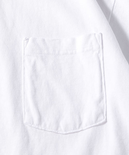 SHIPS(シップス)の「SHIPS×CORNERWEAR: アメリカ製 ポケット Tシャツ(Tシャツ/カットソー・メンズ・ホワイト/ブラック/ベージュ系その他/ライトブルー・MEDIUM/SMALL/X-SMALL/LARGE)」の12枚目の写真
