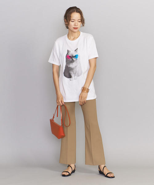 BEAUTY&YOUTH UNITED ARROWS（ビューティーアンドユースユナイテッドアローズ）の「BY ツイルカラーフレアパンツ 2о（その他パンツ・レディース・ブラック/ベージュ/コバルトブルー・SMALL/LARGE/MEDIUM）」の14枚目の写真