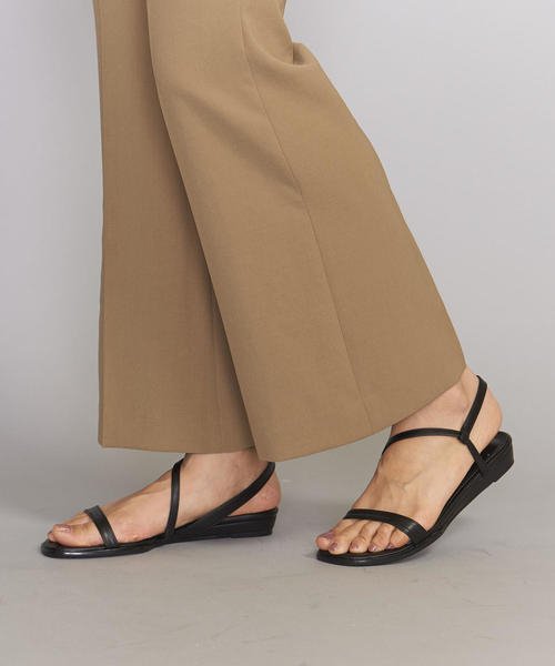 BEAUTY&YOUTH UNITED ARROWS（ビューティーアンドユースユナイテッドアローズ）の「BY ツイルカラーフレアパンツ 2о（その他パンツ・レディース・ブラック/ベージュ/コバルトブルー・SMALL/LARGE/MEDIUM）」の6枚目の写真