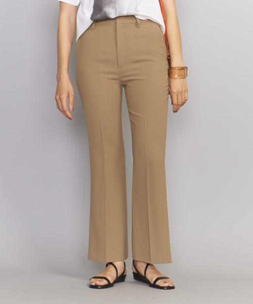 BEAUTY&YOUTH UNITED ARROWS（ビューティーアンドユースユナイテッドアローズ）の「BY ツイルカラーフレアパンツ 2о（その他パンツ・レディース・ブラック/ベージュ/コバルトブルー・SMALL/LARGE/MEDIUM）」の8枚目の写真