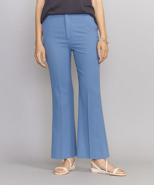 BEAUTY&YOUTH UNITED ARROWS（ビューティーアンドユースユナイテッドアローズ）の「BY ツイルカラーフレアパンツ 2о（その他パンツ・レディース・ブラック/ベージュ/コバルトブルー・SMALL/LARGE/MEDIUM）」の10枚目の写真