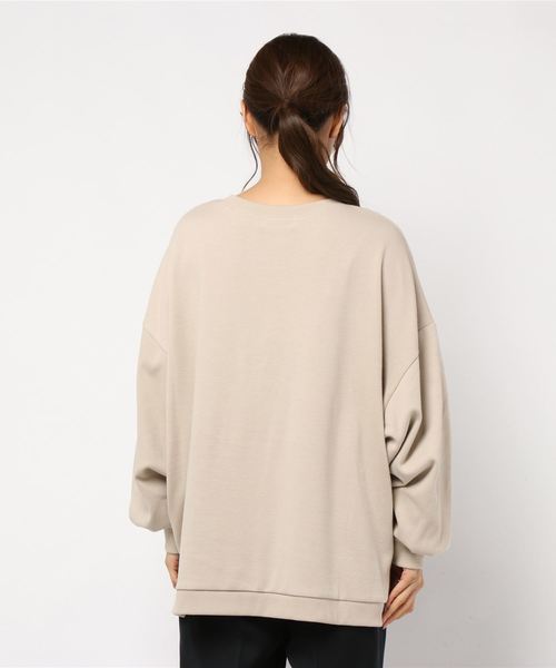rps（アールピーエス）の「ボリューム袖ワイドプルオーバー（スウェット・レディース・ベージュ/ブラック/ピンク/アイボリー/モカ・M）」の7枚目の写真
