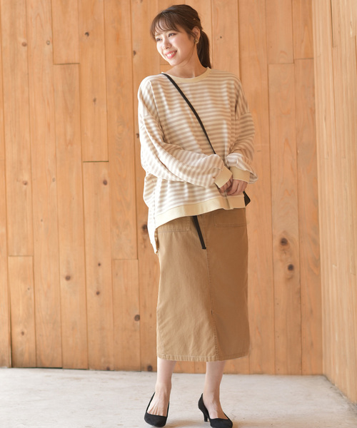 rps（アールピーエス）の「ボリューム袖ワイドプルオーバー（スウェット・レディース・ベージュ/ブラック/ピンク/アイボリー/モカ・M）」の20枚目の写真