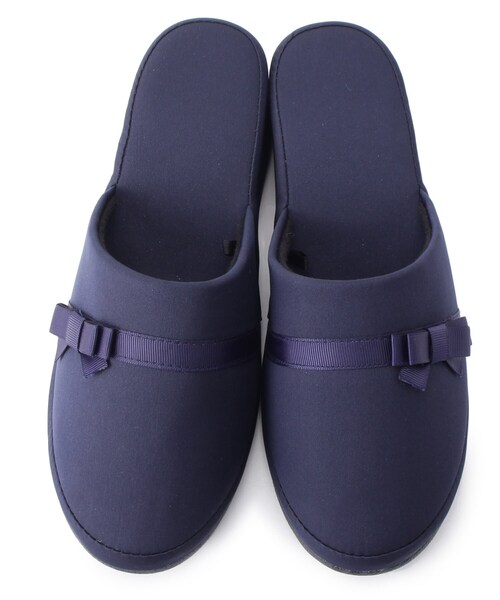 SHOO・LA・RUE（シューラルー）の「携帯バッグ付スリッパ（ルームシューズ/スリッパ・レディース・ブラック/ネイビー/ネイビー系/ブラック系・00）」の12枚目の写真