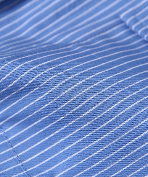 LB-03（エルビー・ゼロスリー）の「03 EMB HALF SHIRT（シャツ/ブラウス・レディース・ブルー系/ネイビー系・FREE）」の3枚目の写真
