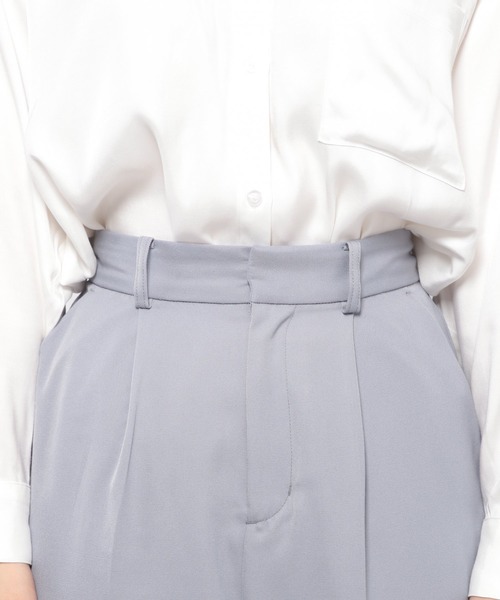 PAGEBOY（ページボーイ）の「【新春限定アイテム】タックテーパードパンツ（その他パンツ・レディース・サックスブルー/ブラック/モカ・FREE）」の17枚目の写真