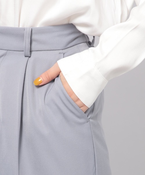 PAGEBOY（ページボーイ）の「【新春限定アイテム】タックテーパードパンツ（その他パンツ・レディース・サックスブルー/ブラック/モカ・FREE）」の18枚目の写真