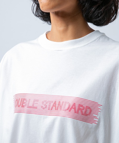 DOUBLE STANDARD CLOTHING(ダブルスタンダードクロージング)の「DSC / ラスティック天竺ビッグシルエットTシャツ(Tシャツ/カットソー・レディース・ブラック/オフホワイト/パープル・36/38)」の10枚目の写真