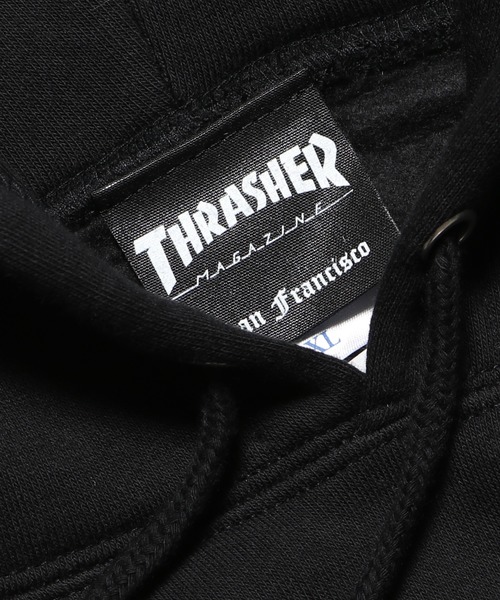 THRASHER（スラッシャー）の「THRASHER/スラッシャー MAGロゴ PARKA プルオーバーパーカー（パーカー・メンズ・ブラック・XL/L/M）」の5枚目の写真