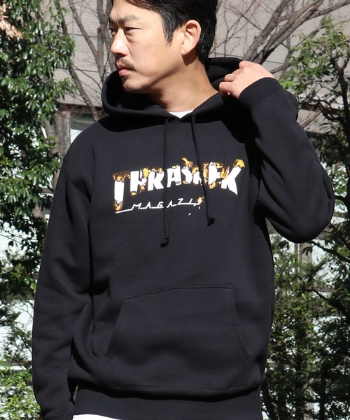 THRASHER（スラッシャー）の「THRASHER/スラッシャー MAGロゴ PARKA プルオーバーパーカー（パーカー・メンズ・ブラック・XL/L/M）」の14枚目の写真