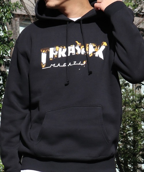THRASHER（スラッシャー）の「THRASHER/スラッシャー MAGロゴ PARKA プルオーバーパーカー（パーカー・メンズ・ブラック・XL/L/M）」の15枚目の写真