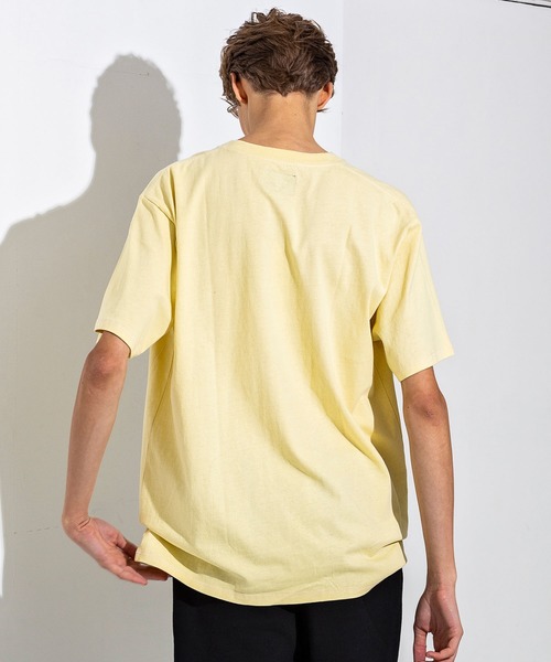 NUMBER (N)INE DENIM(ナンバーナインデニム)の「NUMBER (N)INE DENIM(ナンバーナインデニム)ワンポイントロゴビッグTシャツ(Tシャツ/カットソー・メンズ・ホワイト/ブラック/ライトイエロー・S/M/L/XL)」の5枚目の写真