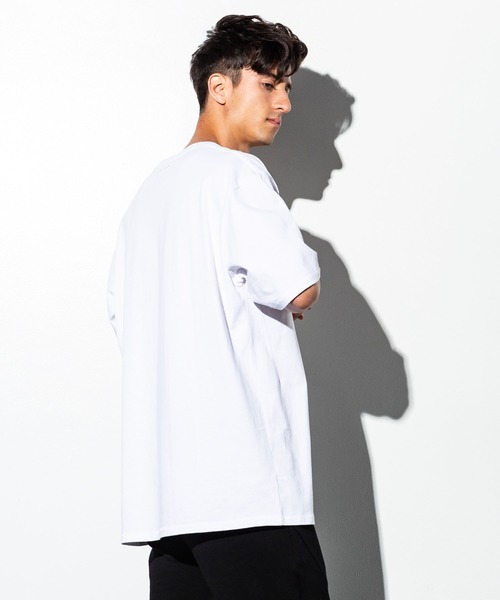 NUMBER (N)INE DENIM(ナンバーナインデニム)の「NUMBER (N)INE DENIM(ナンバーナインデニム)ワンポイントロゴビッグTシャツ(Tシャツ/カットソー・メンズ・ホワイト/ブラック/ライトイエロー・S/M/L/XL)」の6枚目の写真