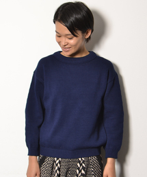 AMERICAN RAG CIE | 【オンライン限定セール対象品】ミドルゲージコットンニット/209-ADK-L142-KN090(ニット/セーター)