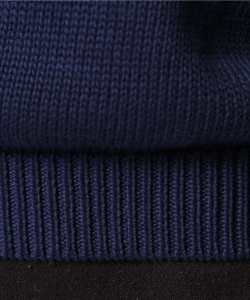 AMERICAN RAG CIE(アメリカンラグシー)の「【オンライン限定セール対象品】ミドルゲージコットンニット/209-ADK-L142-KN090(ニット/セーター・レディース・グリーン/ネイビー・FREE)」の4枚目の写真