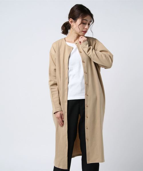 セール Fort Point 2wayロングカーディガン コートワンピース 羽織り カーディガン Fort Point フォーポイント のファッション通販 Zozotown