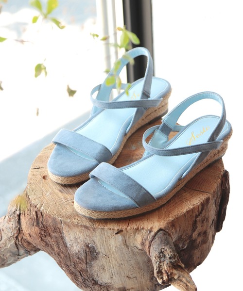 SESTO(セスト)の「ローヒールウエッジソールサンダル(サンダル・レディース・ブラック/パープル/ネイビー/レッド/サックスブルー/シルバー/イエロー/グリーン/パイソン/グレー/ベージュ/ホワイト/ゴールド・LL/SS/S/M/L/3L)」の8枚目の写真