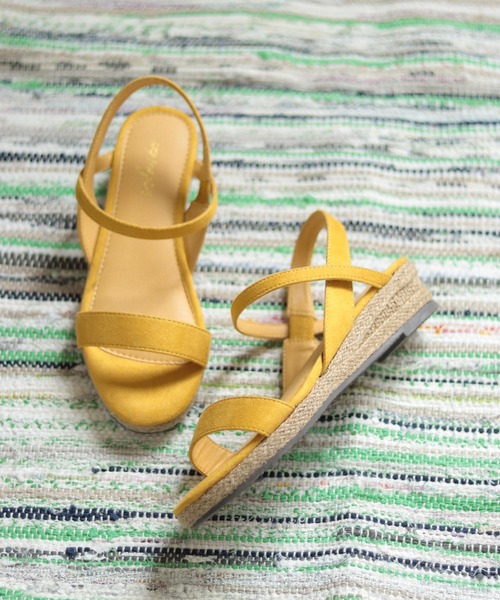 SESTO(セスト)の「ローヒールウエッジソールサンダル(サンダル・レディース・ブラック/パープル/ネイビー/レッド/サックスブルー/シルバー/イエロー/グリーン/パイソン/グレー/ベージュ/ホワイト/ゴールド・LL/SS/S/M/L/3L)」の10枚目の写真