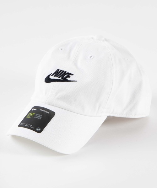 NIKE（ナイキ）の「WEGO/NIKE フューチュラウォッシュドキャップ（キャップ・メンズ・ブラック/ブラック系その他/ホワイト・FREE）」の2枚目の写真