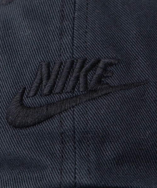 NIKE（ナイキ）の「WEGO/NIKE フューチュラウォッシュドキャップ（キャップ・メンズ・ブラック/ブラック系その他/ホワイト・FREE）」の9枚目の写真
