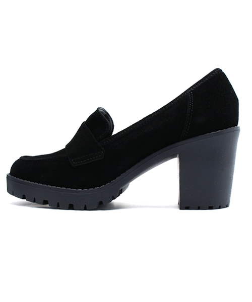 Chico（チコ）の「スエードローファー（ブーティ・レディース・ブラック/ベージュ・38/37/36）」の3枚目の写真