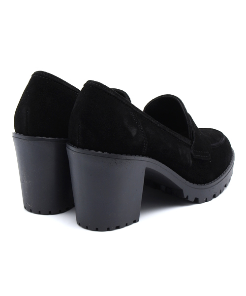 Chico（チコ）の「スエードローファー（ブーティ・レディース・ブラック/ベージュ・38/37/36）」の5枚目の写真