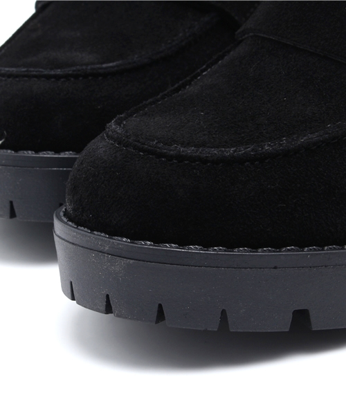 Chico（チコ）の「スエードローファー（ブーティ・レディース・ブラック/ベージュ・38/37/36）」の6枚目の写真