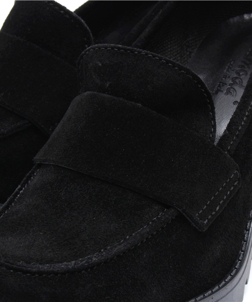 Chico（チコ）の「スエードローファー（ブーティ・レディース・ブラック/ベージュ・38/37/36）」の7枚目の写真