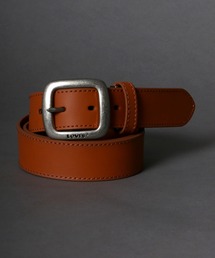 【Levi's】スクエアバックル 35mm サイドステッチ レザーベルト
