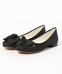 LANVIN en Bleu（ランバンオンブルー）の「ビジューヒールバレーシューズ（パンプス）」