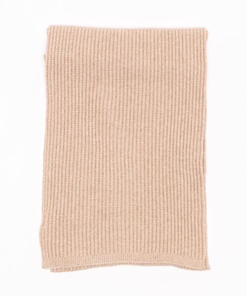 STYLEBLOCK（スタイルブロック）の「リブニットマフラー（マフラー・レディース・ライトグレー/ブラック/ベージュ/レッド/カーキ/ピンク/ブルー/ダークグレー・FREE）」の12枚目の写真