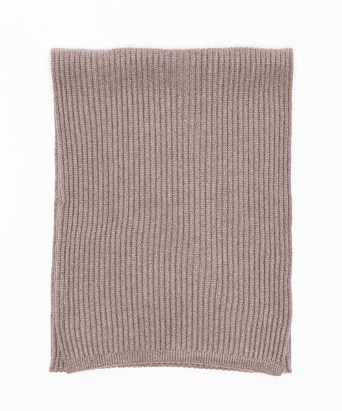 STYLEBLOCK（スタイルブロック）の「リブニットマフラー（マフラー・レディース・ライトグレー/ブラック/ベージュ/レッド/カーキ/ピンク/ブルー/ダークグレー・FREE）」の13枚目の写真