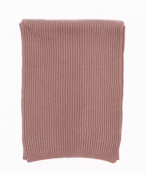 STYLEBLOCK（スタイルブロック）の「リブニットマフラー（マフラー・レディース・ライトグレー/ブラック/ベージュ/レッド/カーキ/ピンク/ブルー/ダークグレー・FREE）」の15枚目の写真