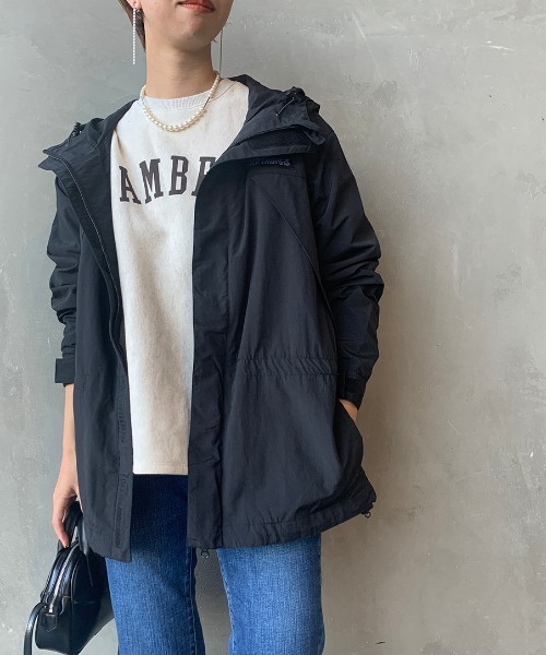 WILD THINGS（ワイルドシングス）の「[WILD THINGS/ワイルドシングス]  CHAMONIX JACKET マウンテンパーカー（ナイロンジャケット・レディース・ブラック/レッド/ベージュ・S）」の15枚目の写真