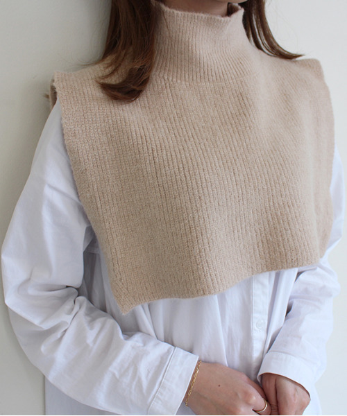 MODE ROBE（モードローブ）の「5WAYレイヤードニットトップス（ニット/セーター・レディース・ブラック/ベージュ/アイボリー・FREE）」の11枚目の写真