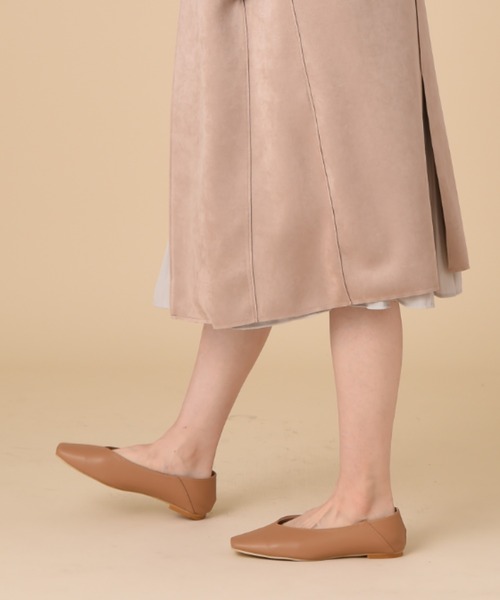 INTERPLANET(インタープラネット)の「ソフトスクエアシューズ(その他シューズ・レディース・ベージュ/ブラック・24.5cm/23.5cm)」の18枚目の写真