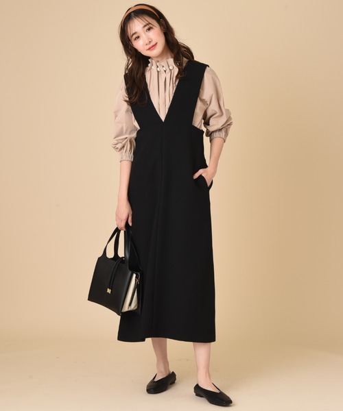 INTERPLANET(インタープラネット)の「ソフトスクエアシューズ(その他シューズ・レディース・ベージュ/ブラック・24.5cm/23.5cm)」の8枚目の写真