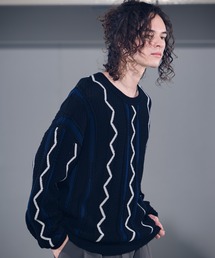CASPER JOHN | Vintage Jacquard Knit/ビンテージジャガードニット(ニット/セーター)