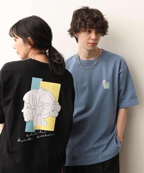 JUNRED（ジュンレッド）の「ガールズグラフィックTEE（Tシャツ/カットソー・メンズ・ホワイト/ブラック/ブルー系その他4・S/M/L）」の3枚目の写真