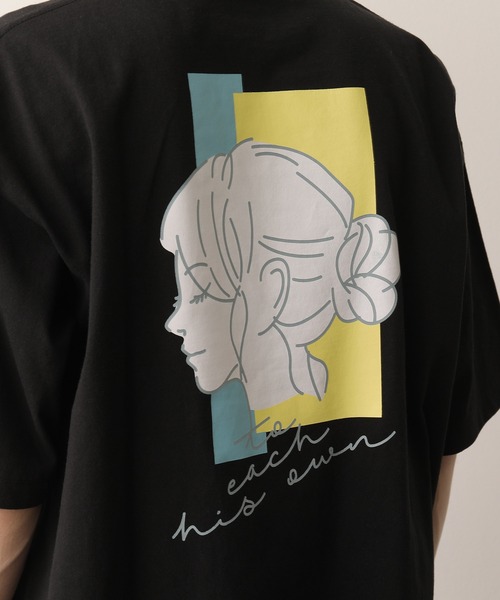 JUNRED（ジュンレッド）の「ガールズグラフィックTEE（Tシャツ/カットソー・メンズ・ホワイト/ブラック/ブルー系その他4・S/M/L）」の11枚目の写真