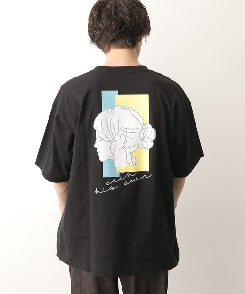 JUNRED（ジュンレッド）の「ガールズグラフィックTEE（Tシャツ/カットソー・メンズ・ホワイト/ブラック/ブルー系その他4・S/M/L）」の4枚目の写真