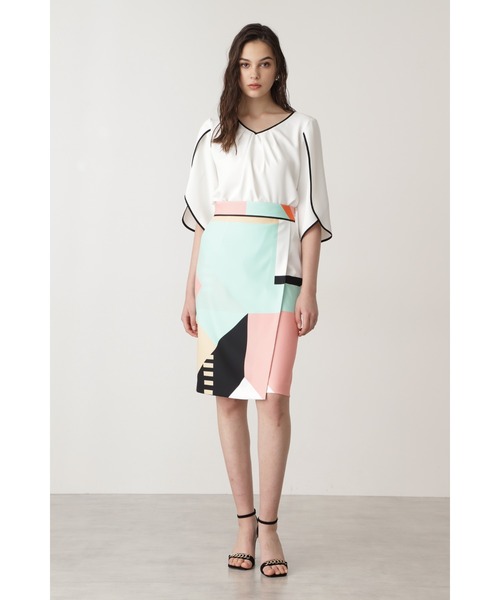 PINKY&DIANNE（ピンキーアンドダイアン）の「カラーブロックプリント