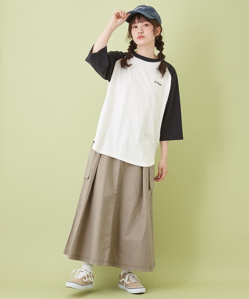 CUBE SUGAR（キューブシュガー）の「高密度オックス タックフレアスカート（スカート・レディース・レンガ/ベージュ/ナチュラル/チャコールグレー・M）」の19枚目の写真